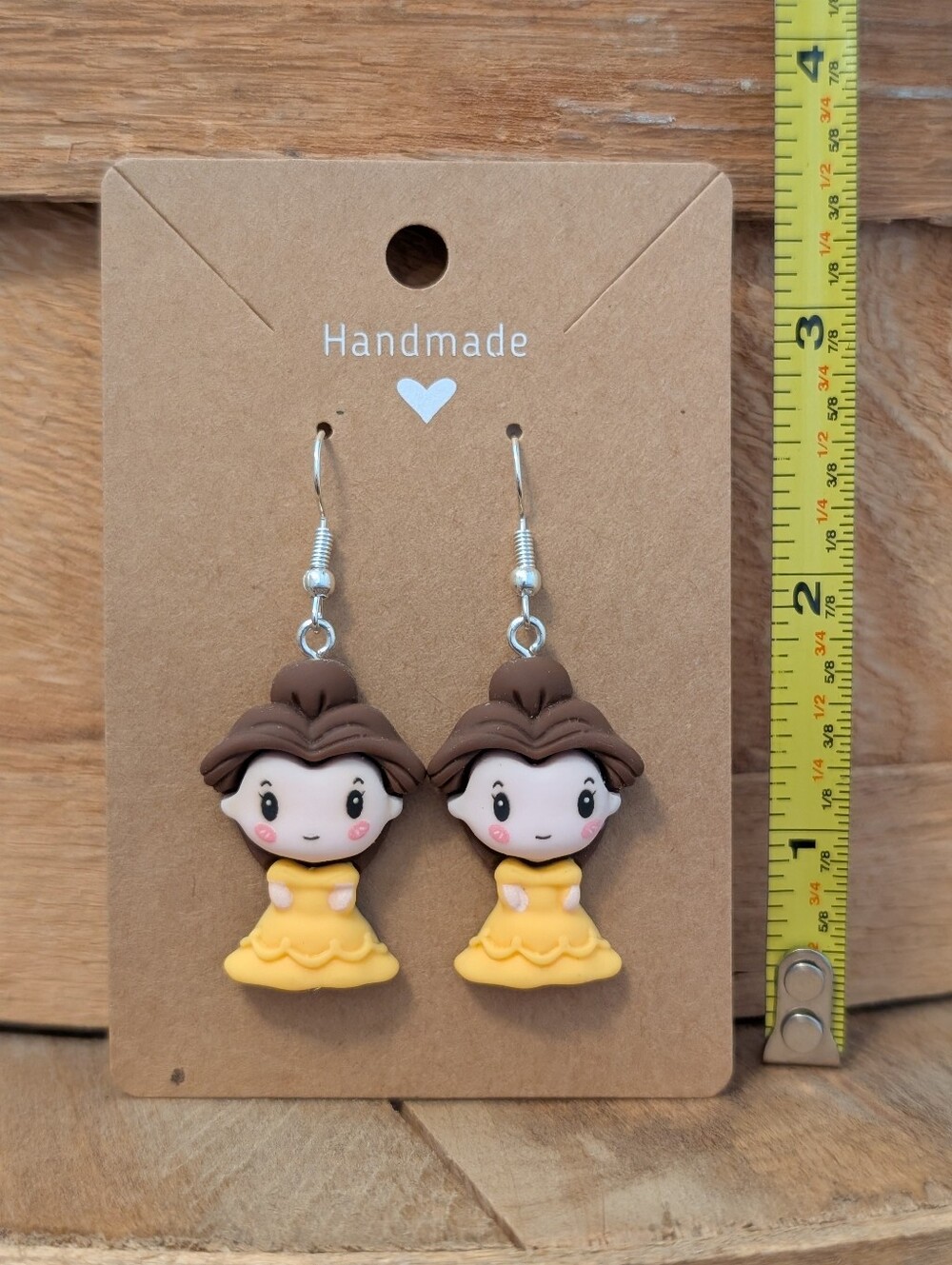 Disney's Beauty And The Beast Belle Earrings NEW